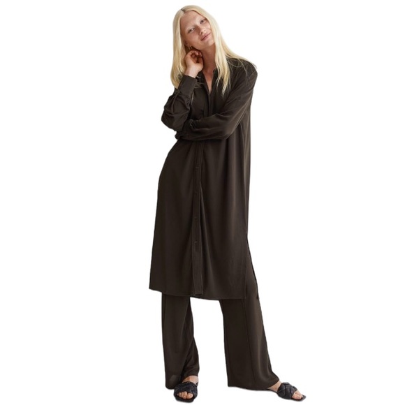 H&M Jersey Shirt Dress - Picture 1 of 8